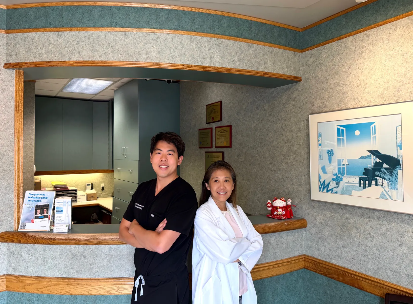 Dr. Andrew Tsai and Dr. Marjorie Tsai at Tsai Orthodontics
